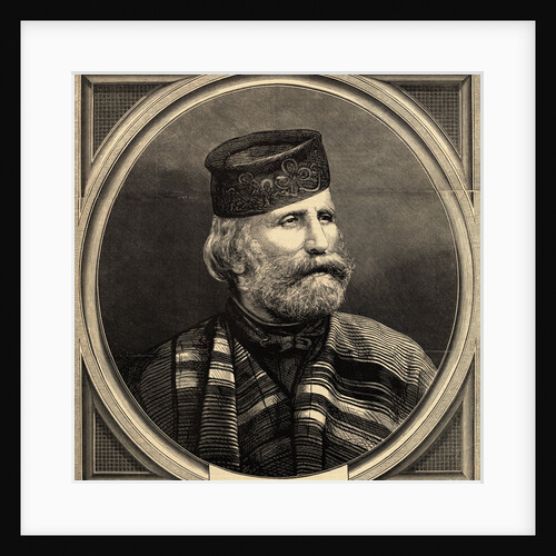 Oval Portrait of Gisueppe Garibaldi by Anonymous