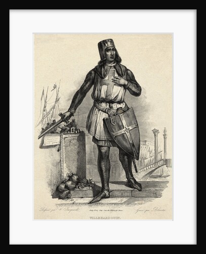 Illustration of Geoffroi Villehardouin by Anonymous