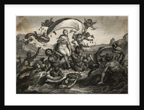 Goddess Venus Being Worshipped on Water by Anonymous