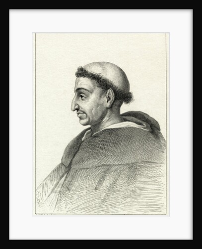 Illustration of Girolamo Savonarola by Anonymous
