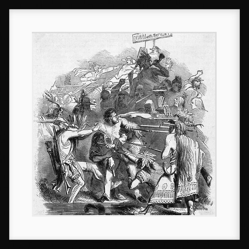 Native Americans Attacking During Anti-Rent War by Anonymous