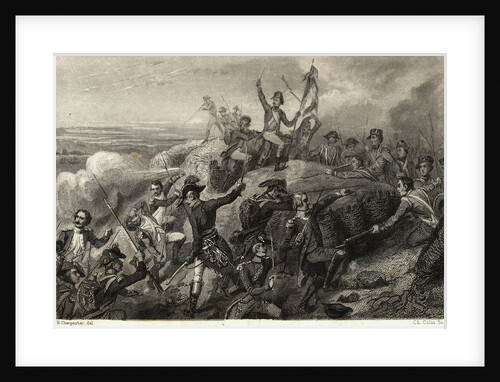 Napoleon and Army Fighting Battle by Anonymous