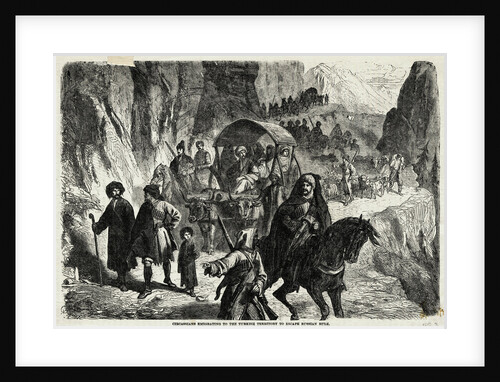 Illustration of Circassian Caravan by Anonymous