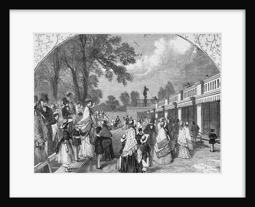 People Visiting Zoological Gardens by Anonymous