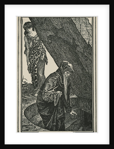 Vivien at Merlin's Descent by Anonymous