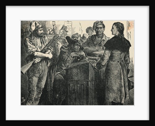 Illustration of Scene from Tale of Two Cities by Anonymous