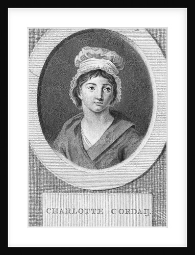 Portrait of Charlotte Corday by Anonymous