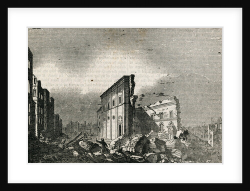 Great Earthquake at Lisbon 1755 by Anonymous