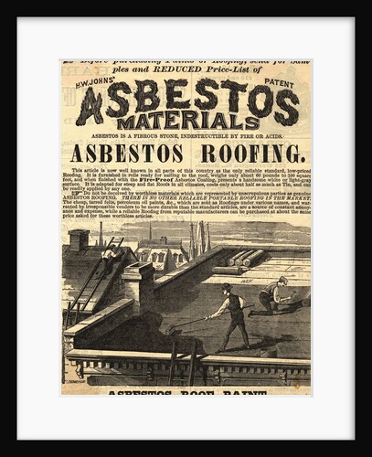 Advertisement for Asbestos Roof Paint by Anonymous