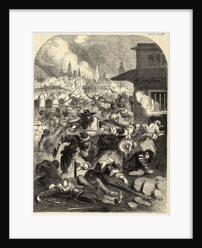 Massacre at Magdeburg During Thirty Years War by Anonymous
