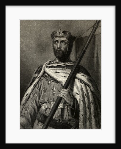 Portrait of King of France Louis VII by Anonymous