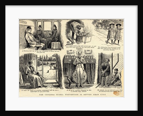 Illustrations of Cholera-Prevention Methods by Anonymous