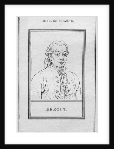 Portrait of Etienne Bezout by Anonymous
