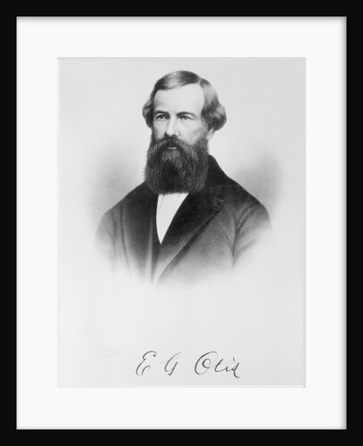 Early Portrait of Passenger Elevator Inventor E. G. Otis by Anonymous