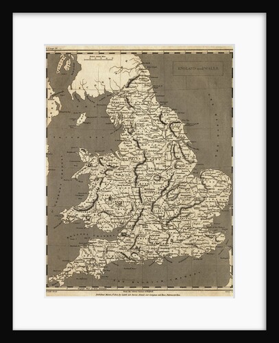 Map of England and Wales from 1802 by Anonymous