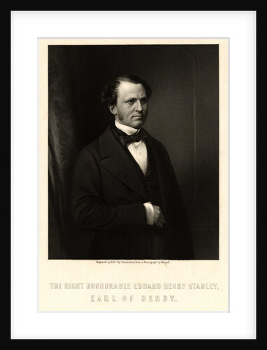 Portrait of Edward Henry Smith Stanley by Anonymous