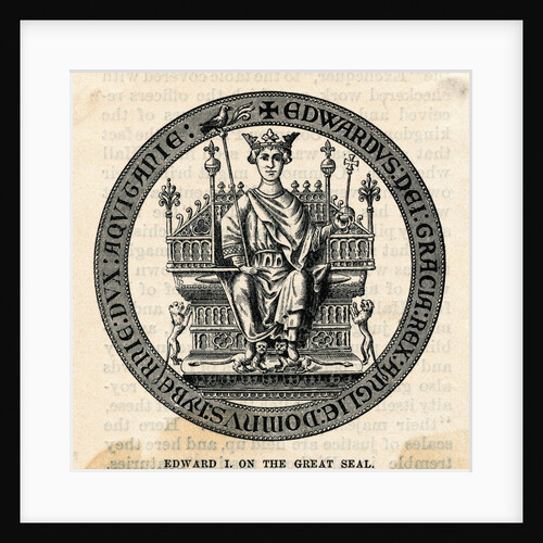 Medieval Seal of Edward I by Anonymous