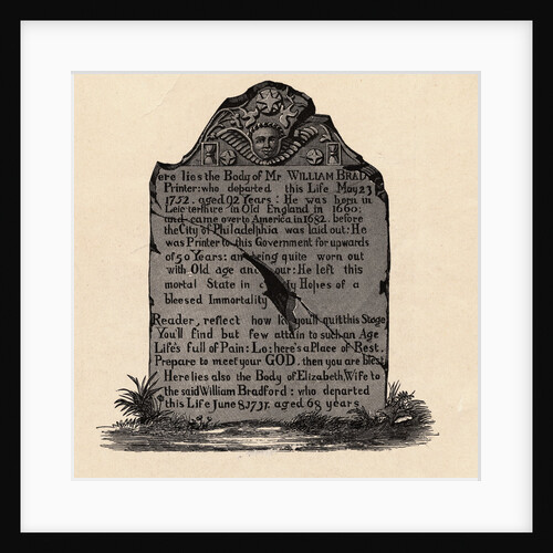 Obituary for William Bradford by Anonymous