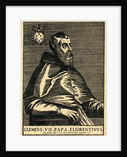 Portrait of Pope Clemens de Meric VII (1523-1543) by Anonymous