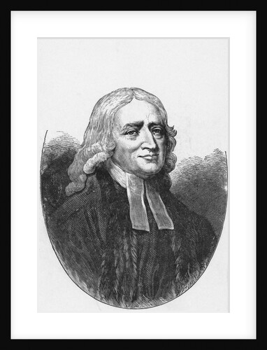 Engraving of John Wesley by Anonymous