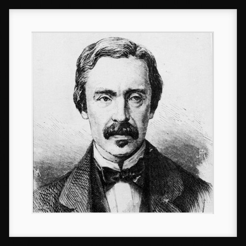 Portrait of French Scientist Jean Bernard Leon Foucault by Anonymous