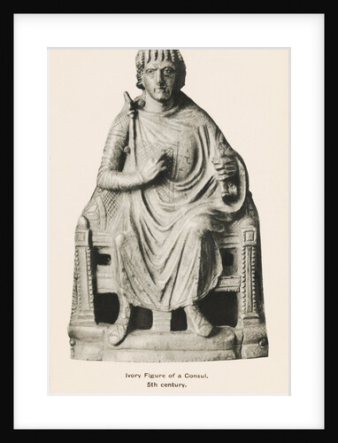 Ancient Statue in Ivory by Anonymous