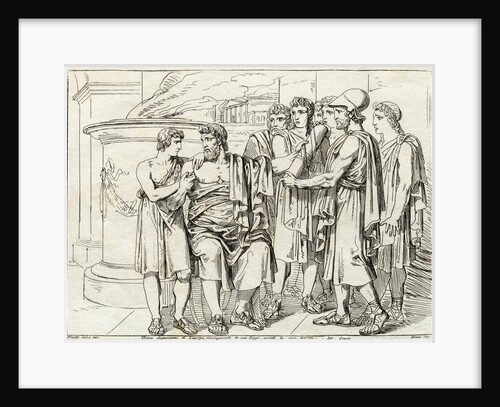 Lycurgus Passing on Laws by Anonymous