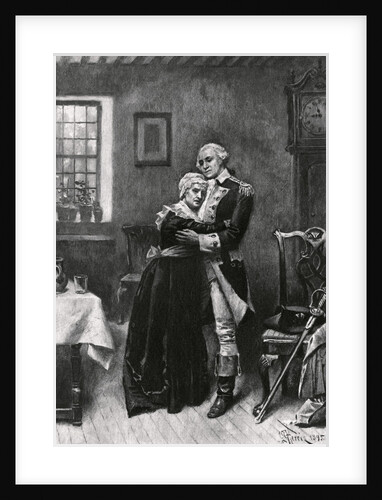 George Washington and His Mother Embracing by Anonymous