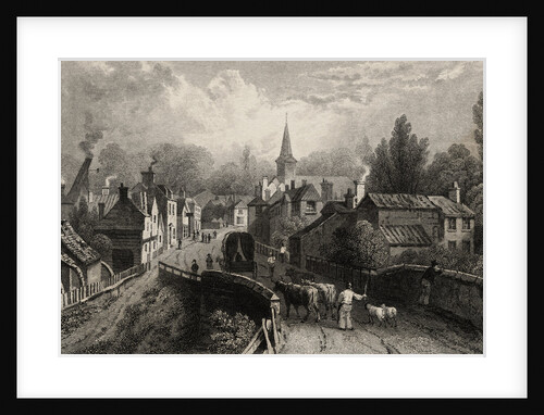 Illustrated View of Chipping Ongar in Essex by Anonymous