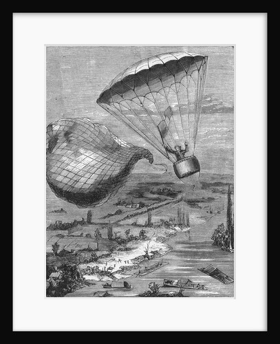 Andre Jacques Garnerin Descending by Anonymous