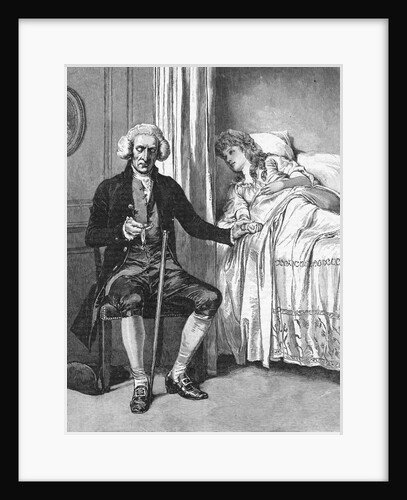 Doctor Checking Girl's Pulse by Anonymous