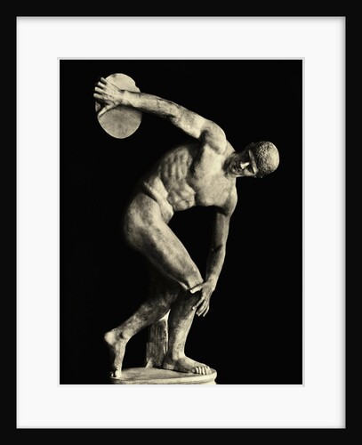 Discobolus statue attributed to Myron. by Anonymous