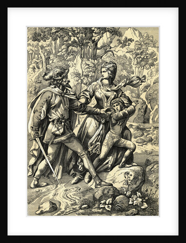 Margaret of Anjou Defending Against Robber by Anonymous