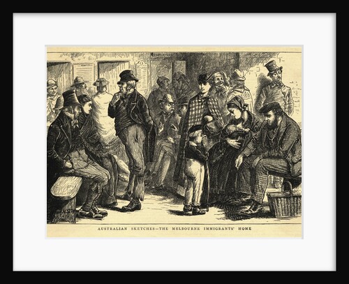 Illustration of Australian Immigrants by Anonymous