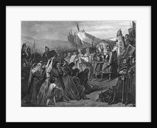 Illustration of Witkind's Submission to King Charlemagne by Anonymous