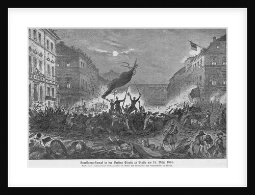 Illustration of Barricades in Berlin by Anonymous