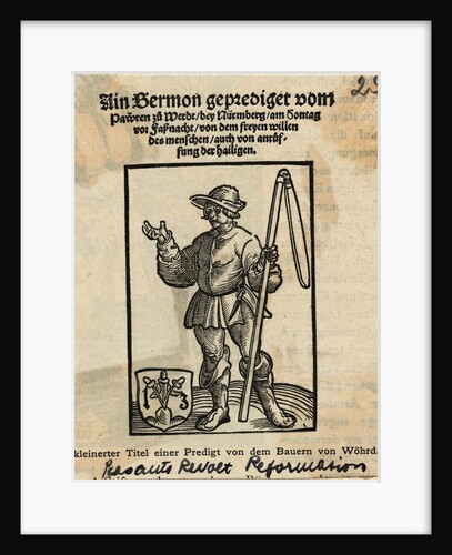 Illustration of Revolting Peasant by Anonymous