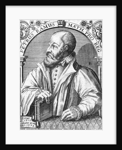 Engraving of Petrus Ramus by Anonymous