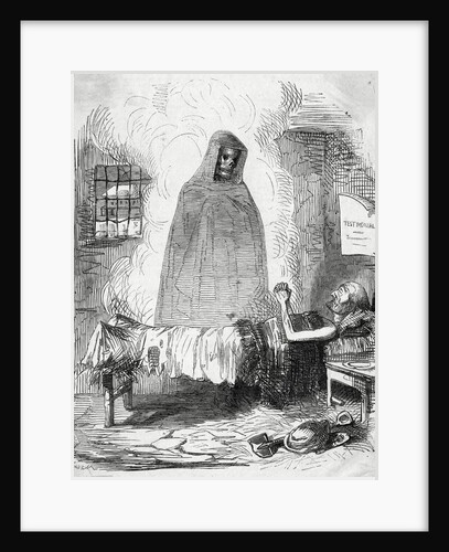 Grim Reaper at Man's Bedside by Anonymous