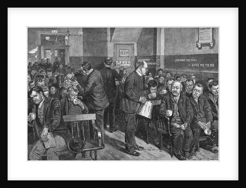 Homeless Men Receiving Coffee by Anonymous