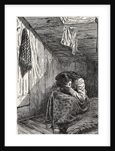 Young Woman Crying by Anonymous