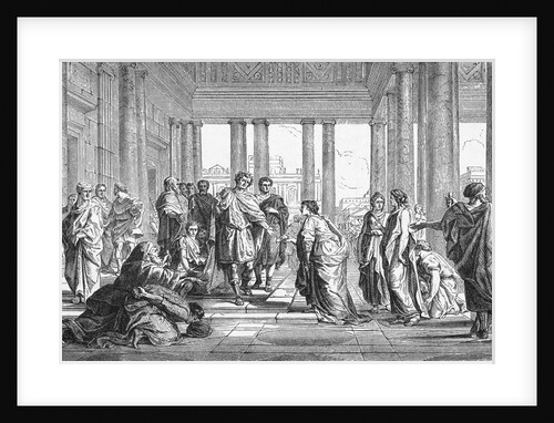 Roman Court Scene by Anonymous