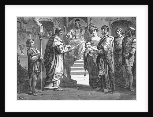 Roman Marriage Scene by Anonymous