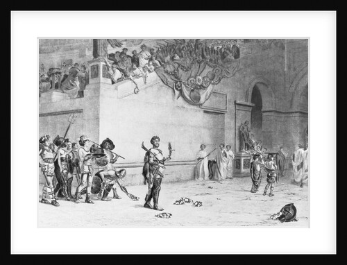 Roman Arena Scene by Anonymous