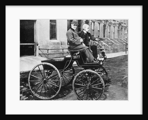 George Selden and Henry Ford in New Selden Automobile by Anonymous