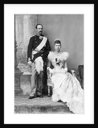 Denmark's Frederik VIII and Queen Louisa by Anonymous