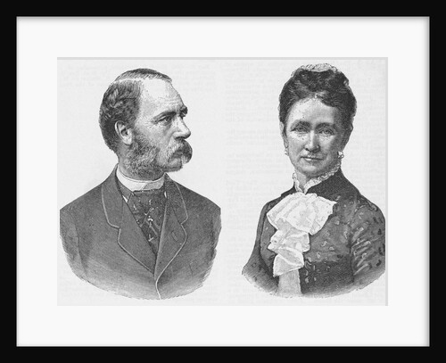 Denmark's King Christian IX and Queen Louise by Anonymous