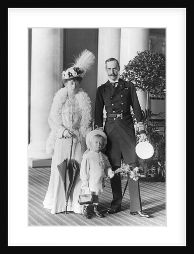 Norway's King Haakon and Family by Anonymous