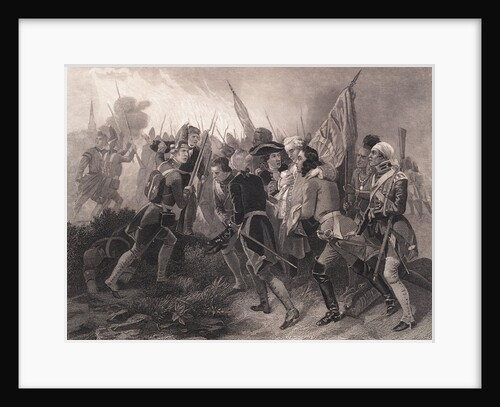 Painting of Death Scene for General James Wolfe by Anonymous