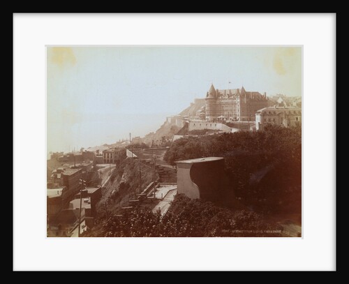 Castle Like Building on Hillside by Anonymous